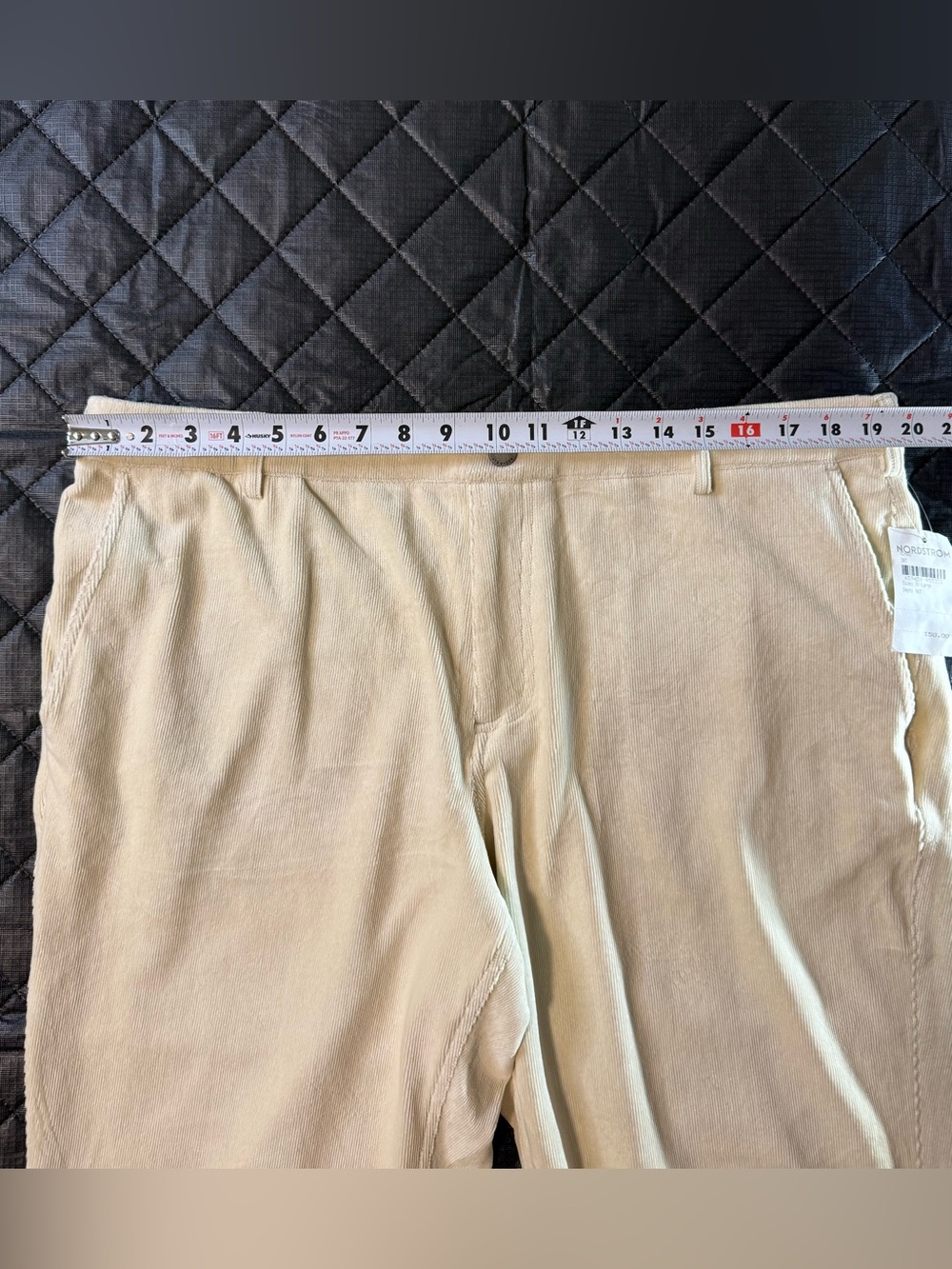 Redvanly Collins Pull-On Corduroy Golf Pants Oat XXL 32” Inseam - Picture 10 of 10